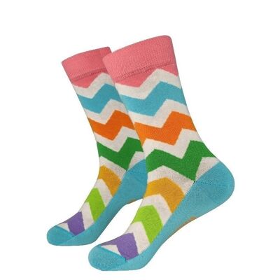 Zig Zag Socks - Mandarina Socks