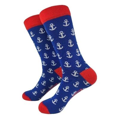 Anchor Socks - Tangerine Socks