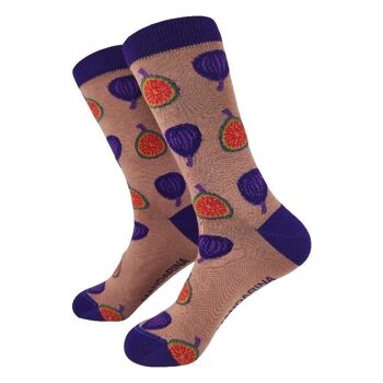 Chaussettes Figues - Chaussettes Tangerine