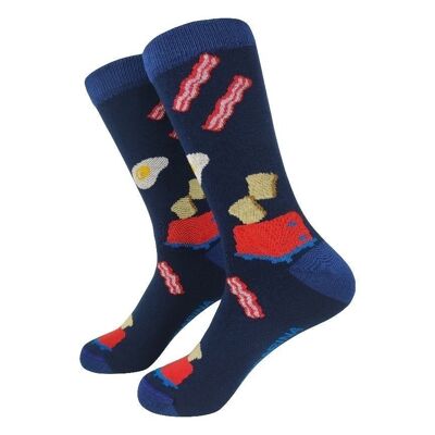 Breakfast Socks - Tangerine Socks