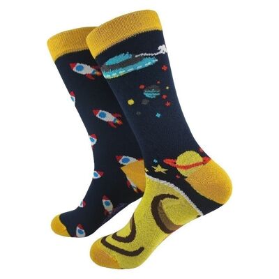 Astronaut Socks - Tangerine Socks
