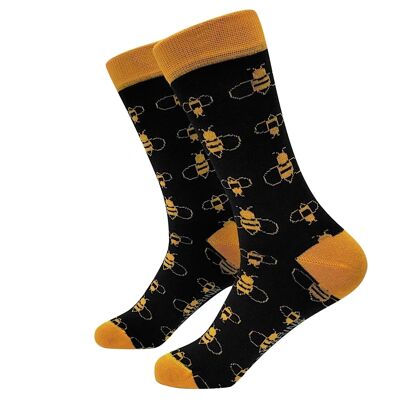 Bee Socks - Tangerine Socks