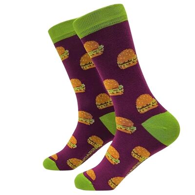 Burger Socks - Tangerine Socks