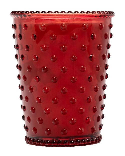 Simpatico Hobnail Glass Candle #57 Johnny Appleseed