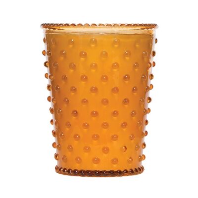 Simpatico Hobnail Glass Candle #28 Pumpkin & Clove