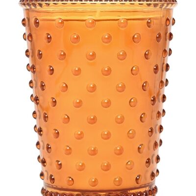 Simpatico Hobnail Glass Candle #28 Pumpkin & Clove