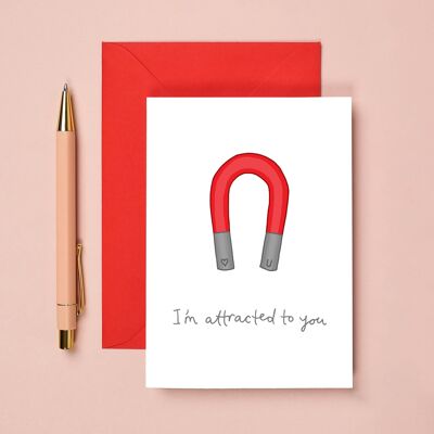 Magnet Love Card | Valentines Day Card | Funny Love Card
