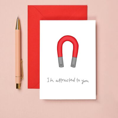 Magnet Love Card | Valentines Day Card | Funny Love Card