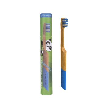 Brosse à Dents Enfant Bambou - Bleu Mer 1