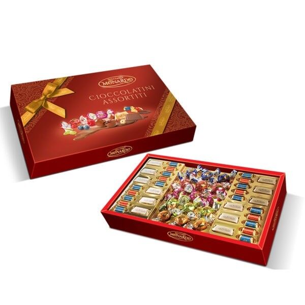 Scatola Regalo Cioccolatini Assortiti 100% italiani Monardo