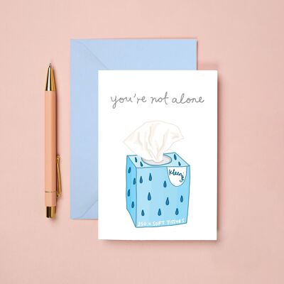 Tissues Sympathy Card | Sweet Sympathy Card | I'm Sorry Card