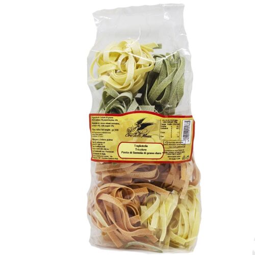 Pasta Tagliatelle tricolore peperoncino Calabresi Gr 500