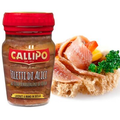 Callipo Sardellenfilets in EVO-Öl (150 g)