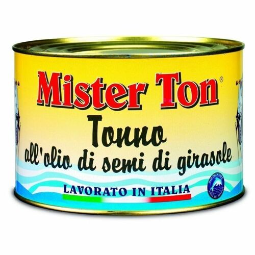 Tonno in olio di semi di Girasole Mister Ton Callipo Gr 1650