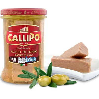 Callipo tuna fillets g. 300 with Calabrian Olive Oil