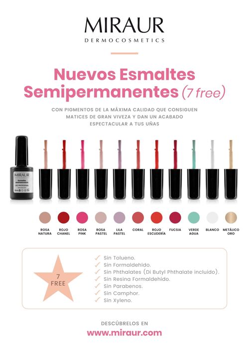 Esmalte base Top Coat Semipermanente