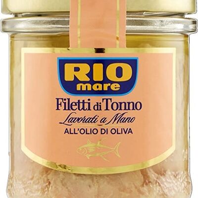 Rio Mare - Filets de Thon à l'Huile d'Olive, Fait Main 130 gr