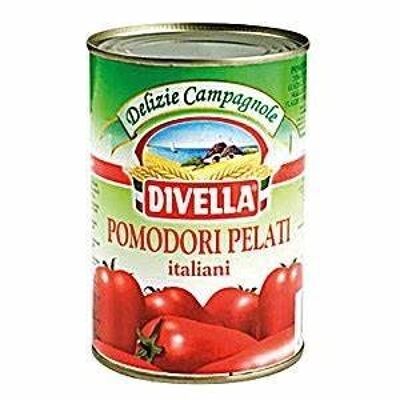 Tomates Pelées 400 Gr Divella 100% Italien