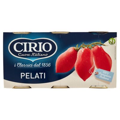 Cirio 100% tomates pelados italianos Gr 400 X 3
