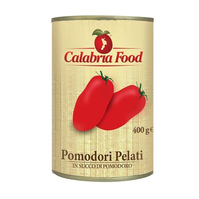 Pomodori pelati Gr 400 Calabria Food - Made in Italy