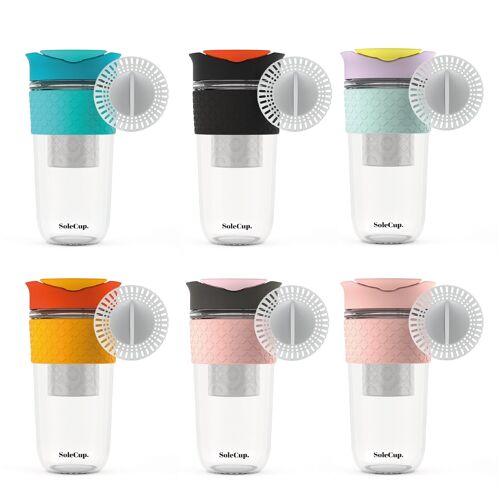 SoleCup 18oz Large Travel Mug Full Pack - 24 Piece Bundle