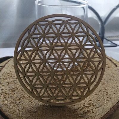 Flower of life wood 10cm