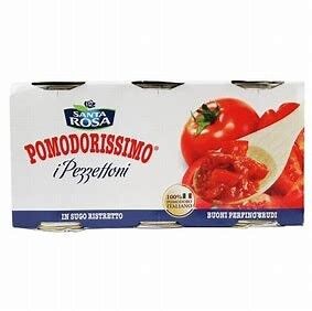 Tomates Santa Rosa en morceaux Gr 400 X 3