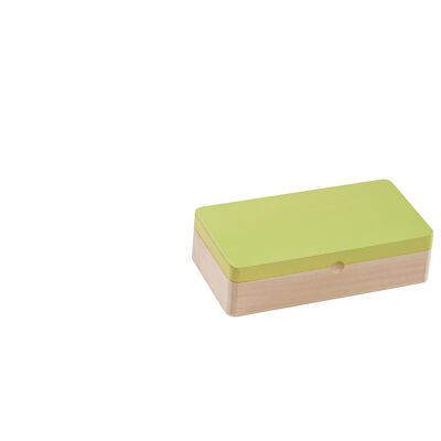Maple pencil box - anise lid