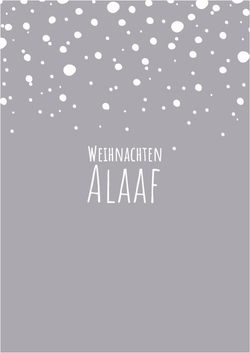 Postkarte - Weihnachten Alaaf