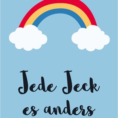 Cartolina - Ogni Jeck è diverso