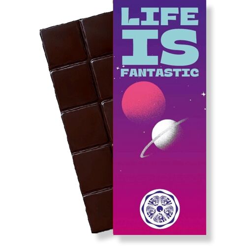 SweetGreets Bio-Schokolade  "Life Is Fantastic"