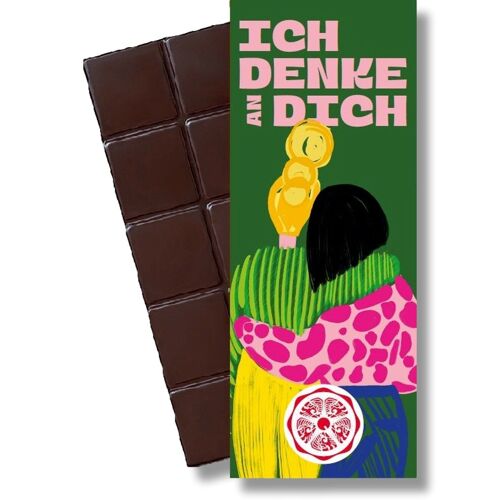 SweetGreets Bio-Schokolade "Ich Denke an Dich"