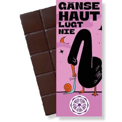SweetGreets Bio-Schokolade  "Gänsehaut lügt nie"