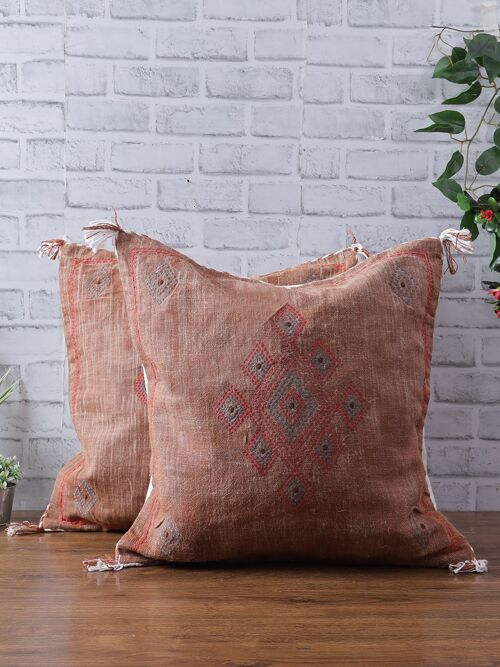 Cactus Silk Inspired Linen Cushion Cover