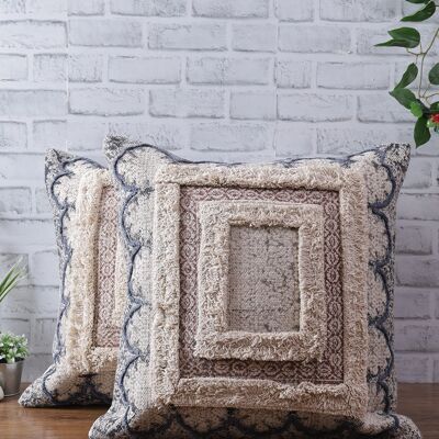 Hand Block Printed Cotton Cushion Cover