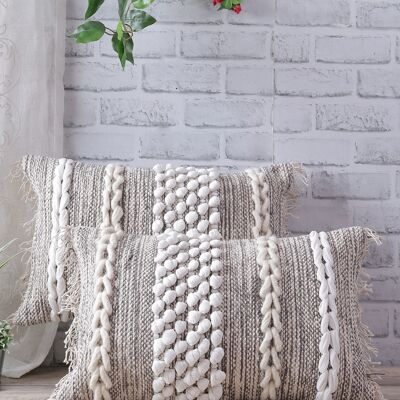 Handwoven Lumbar Cushion Cover