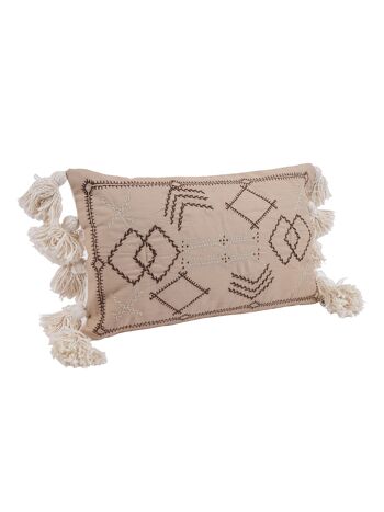 Housse de coussin brodée de style africain 4