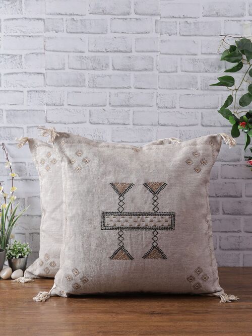 Sabra Silk Inspired Linen Cushion Cover