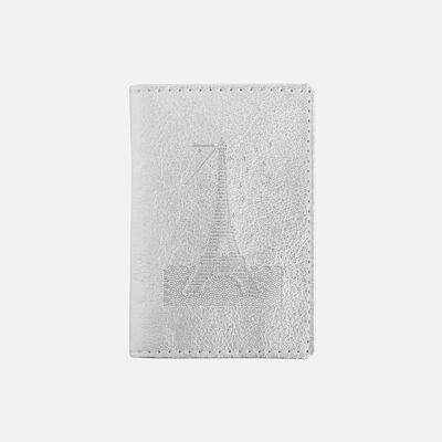 Eiffel Tower Silver Stars card case (set of 3)