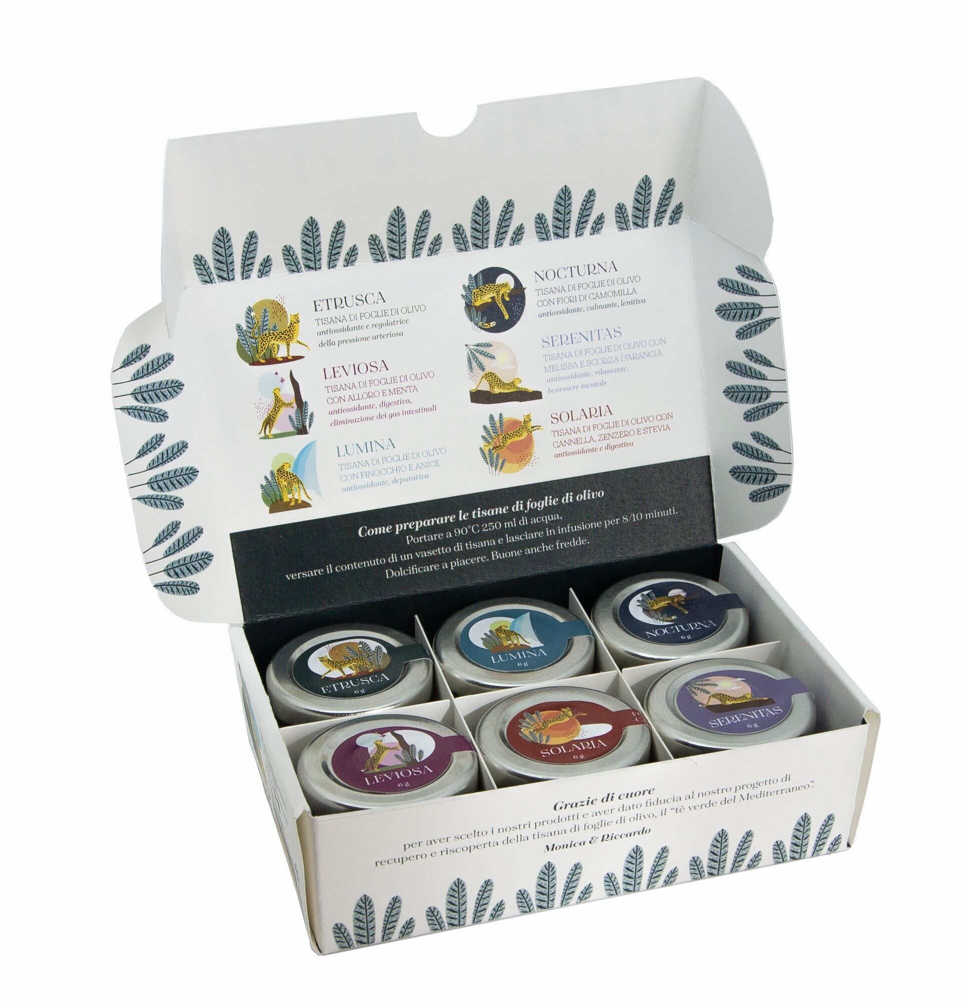 Box Degustazione " Tisane di foglie d'olivo"