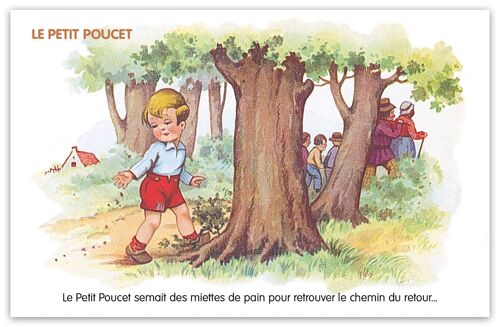 Carte postale Conte: Le Petit Poucet