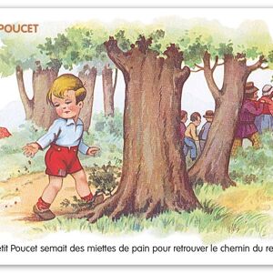 Carte postale Conte: Le Petit Poucet
