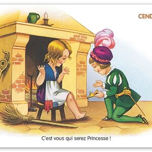 Carte postale Conte: Cendrillon