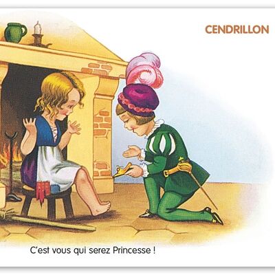 Carte postale Conte: Cendrillon