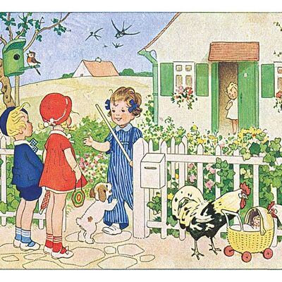 Postcard the garden