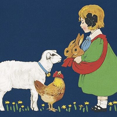 Postcard lamb