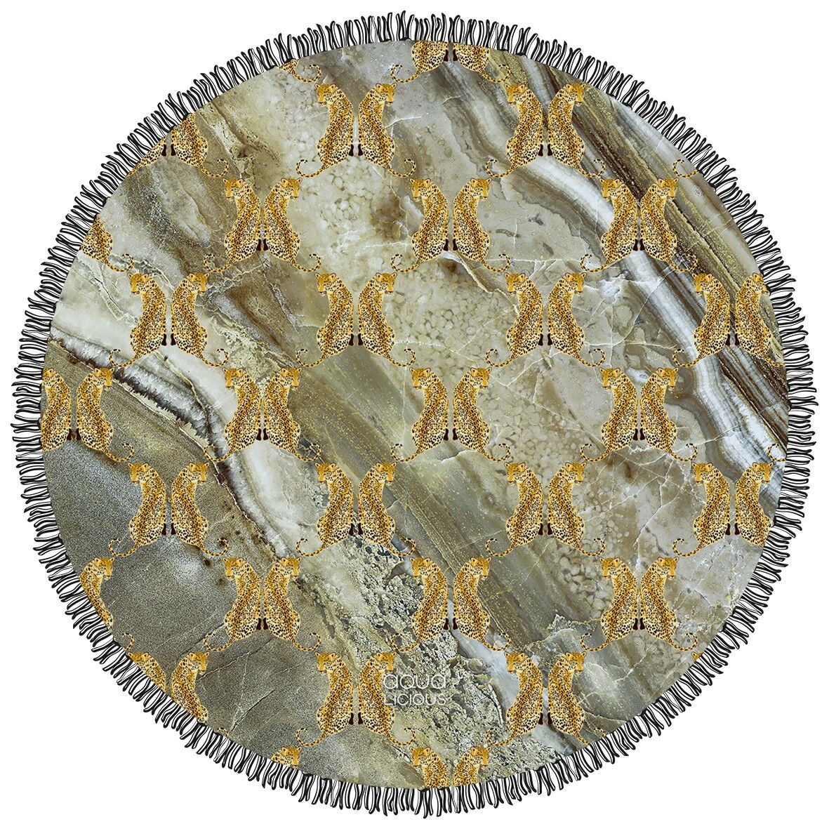 Asciugamano rotondo in marmo TIger