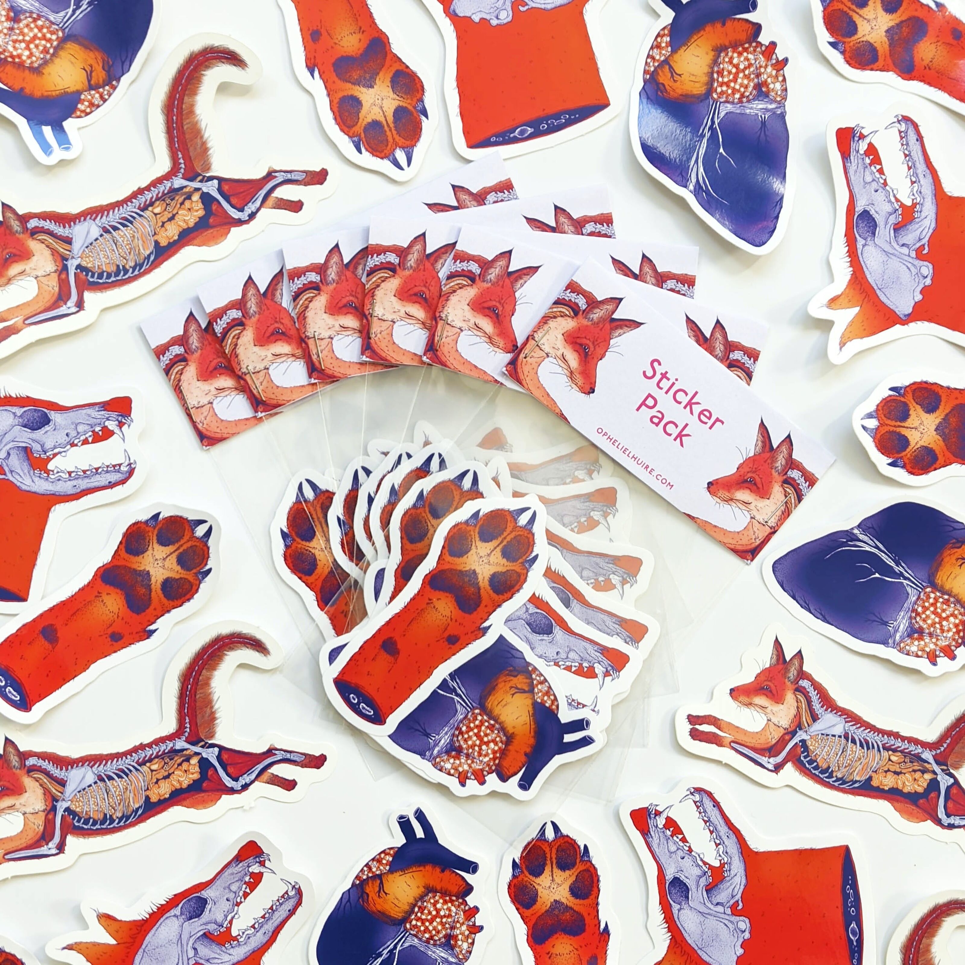Buy wholesale Fox sticker pack