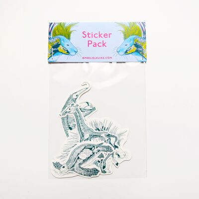 Pack stickers Animal