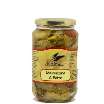 Melanzane a fette sott'olio Calabresi 580 ml - Made in Italy